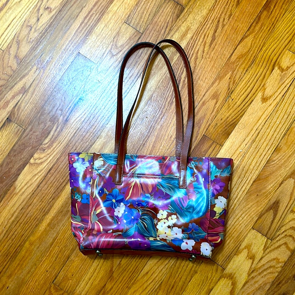 Patricia Nash Varsi Tote Bag in Citrus Sunrise
